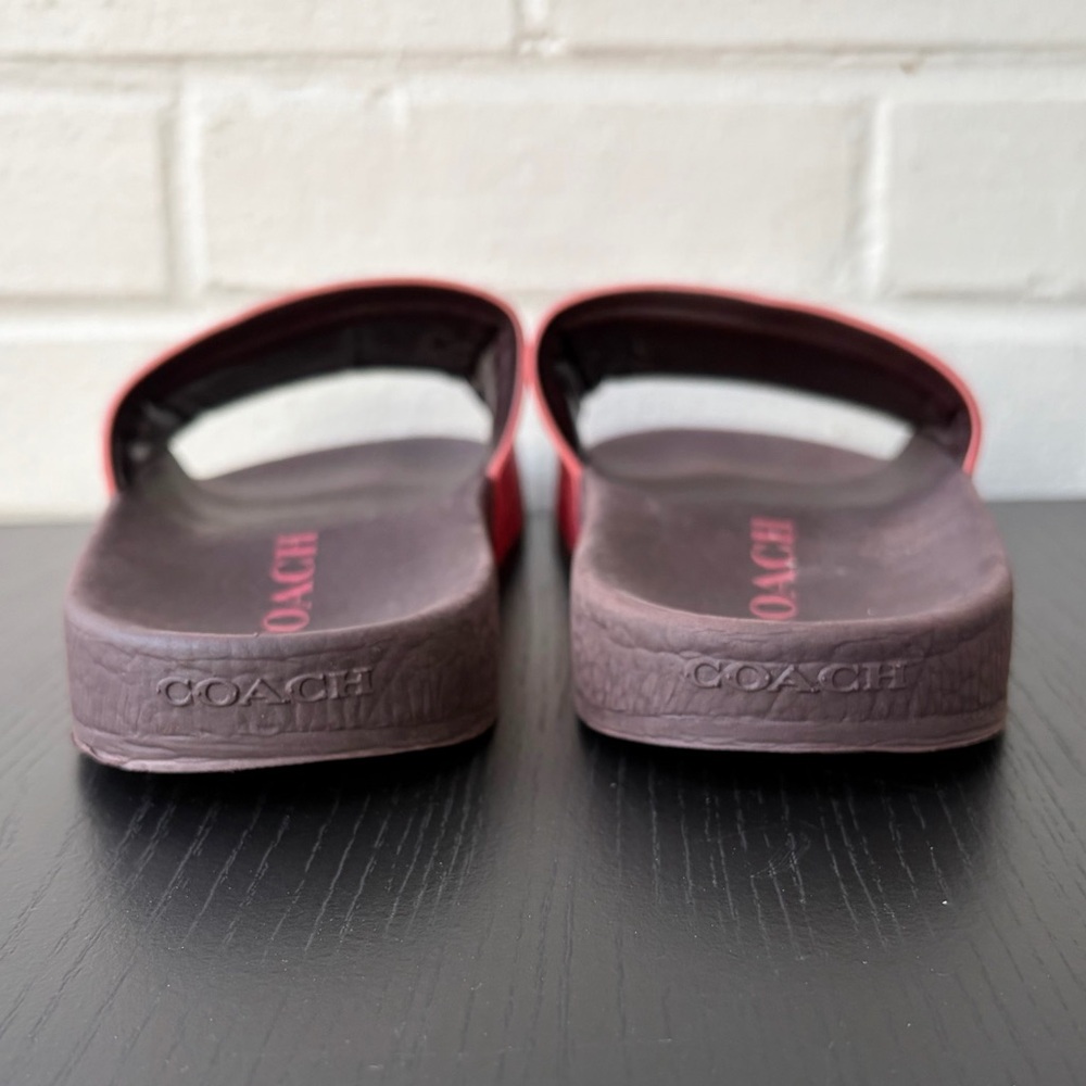 Coach Udele Sport Slides with Limited Edition Cherry Print Detail, SZ 7 🍒 - Picture 6 of 8